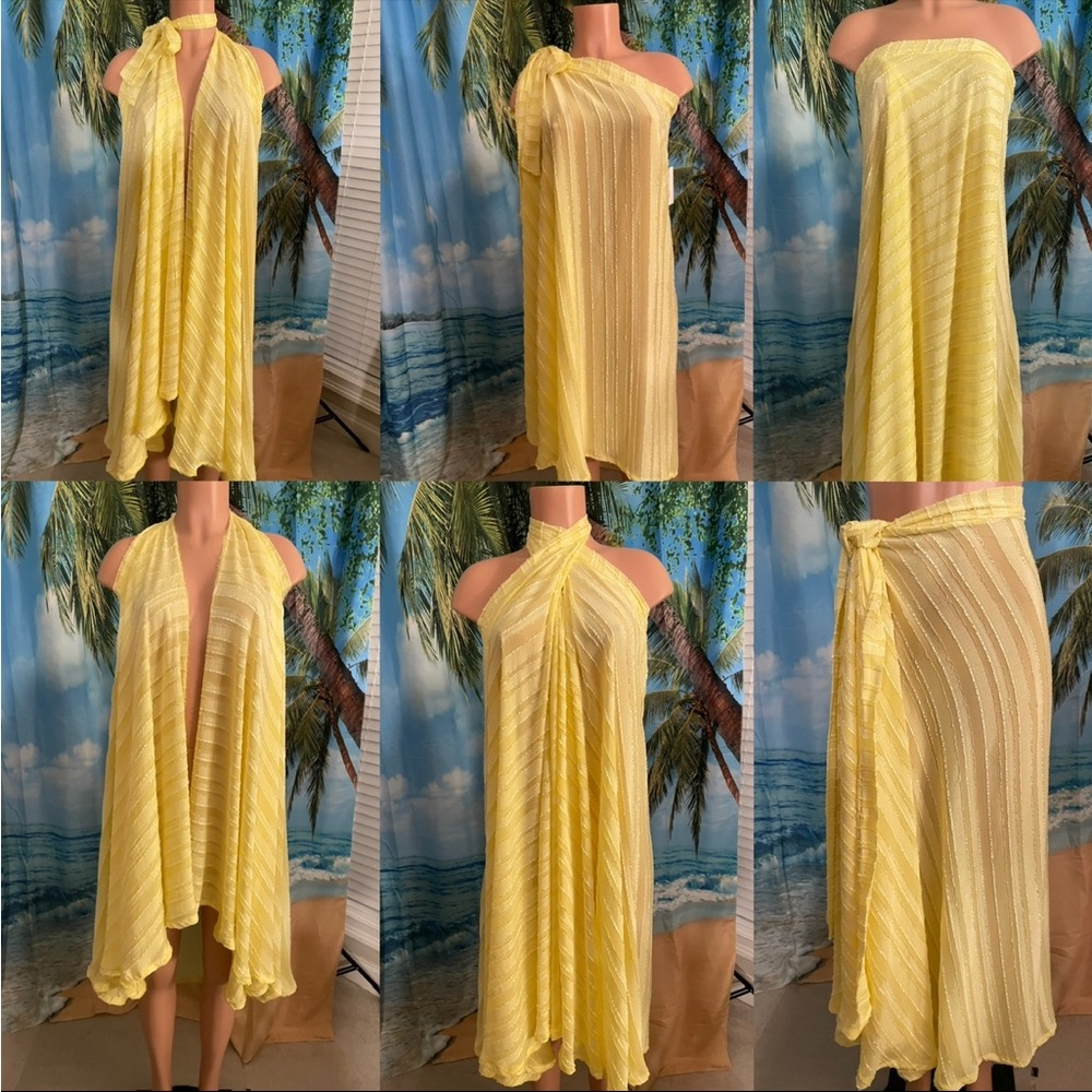 Yellow 6-WAY Balerina Wrap SKIRT